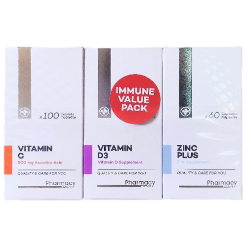 SPAR IMMUNE VALUE PACK (VIT C+D+ZINC)