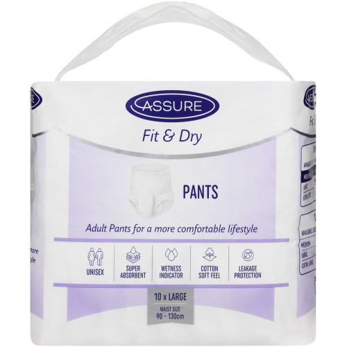 SPAR ADULT PANT PREM LRG 10'[ASSURE](RF)