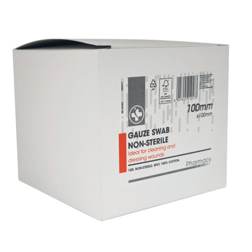 SPAR GAUZE 100x100x8PLY N/S COT 100' (RF