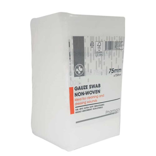SPAR GAUZE 75x75x4PLY N/W 100' (RF)