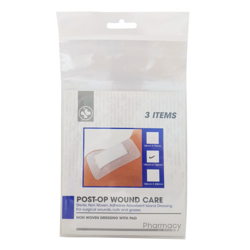SPAR POST-OP N/WOVEN PAD 100x150MM 3'(RF